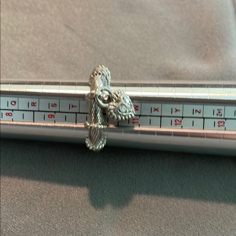 Judith Ripka Silver Vintage-Inspired Ring
